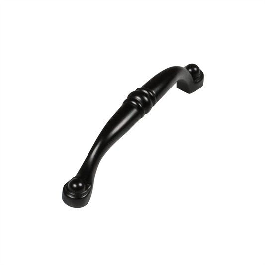 Kaboodle Antique Bow Handle - 96mm - Matt Black