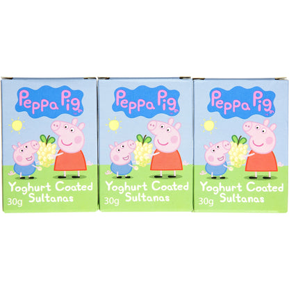 Peppa Pig Sultanas Yoghurt Coated 6x30g