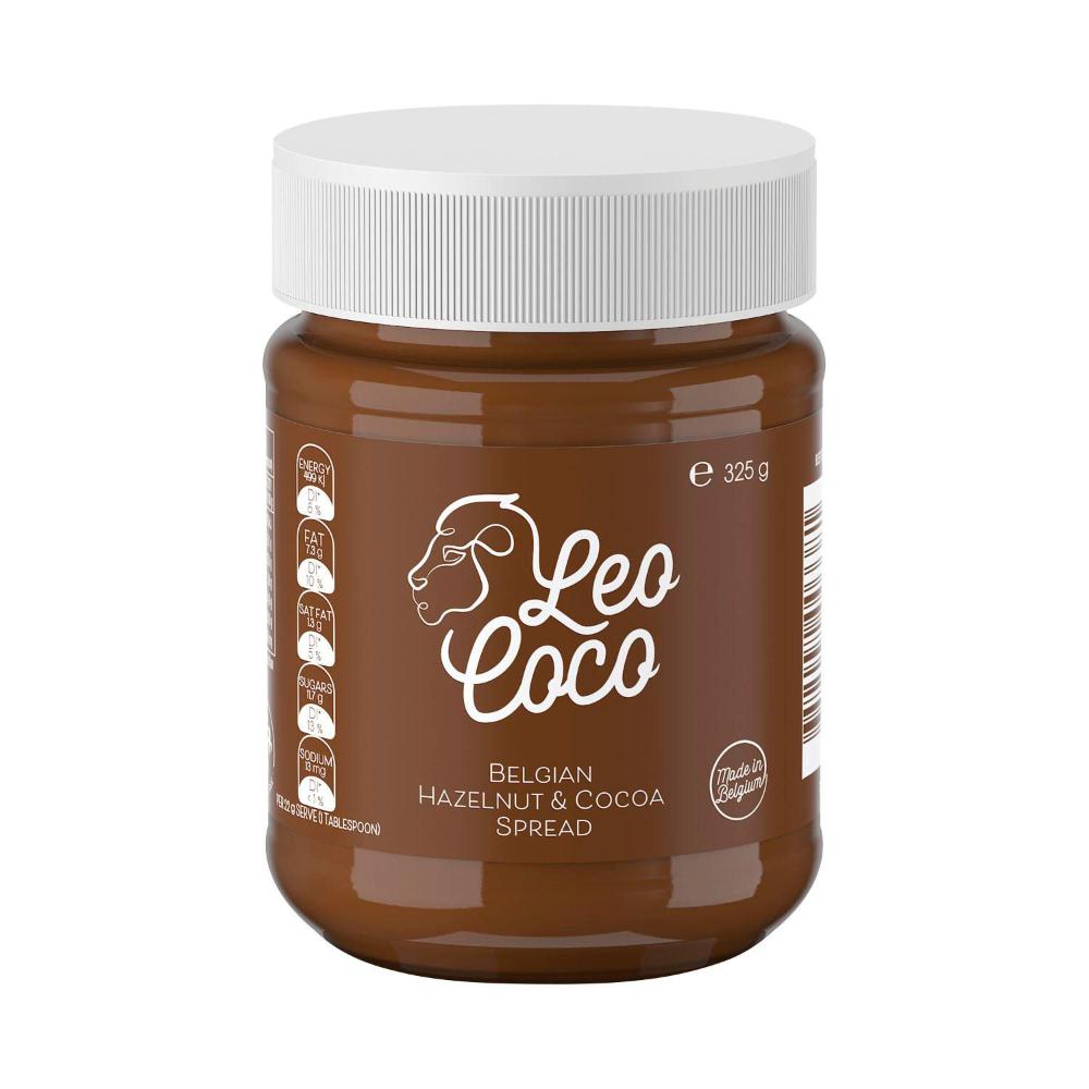 Leo Coco Belgian Milk Chocolate & Hazelnut Spread - 325g