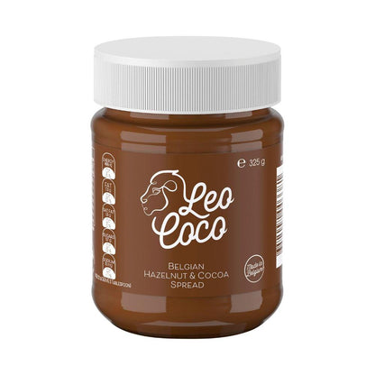 Leo Coco Belgian Milk Chocolate & Hazelnut Spread - 325g