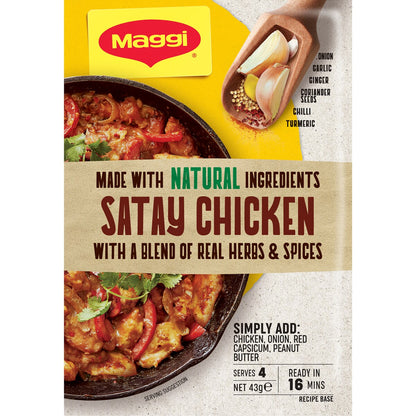 Maggi Dry Recipe Bases Satay Chicken 43g