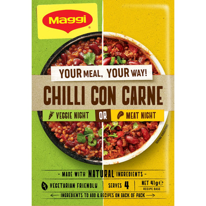 Maggi Dry Recipe Bases Your Meal Your Way Chilli Con Carne 41g