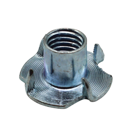 M10 Zinc Plated T Nuts - 25mm x 14mm - 4 Pack