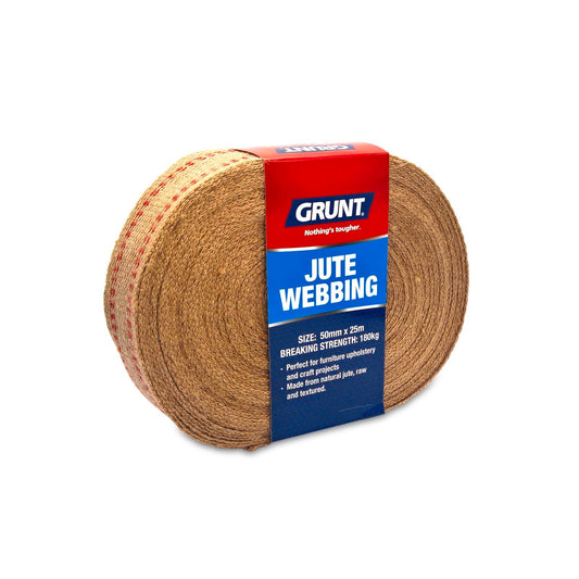 Grunt Jute Webbing - 50mm x 25m
