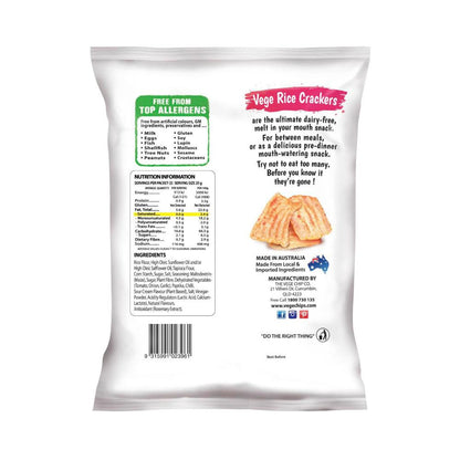 Vege Chips Rice Crackers Sweet Chilli & Sour Cream - 75g