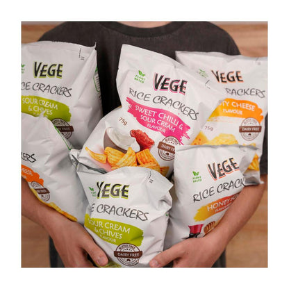 Vege Chips Rice Crackers Sweet Chilli & Sour Cream - 75g