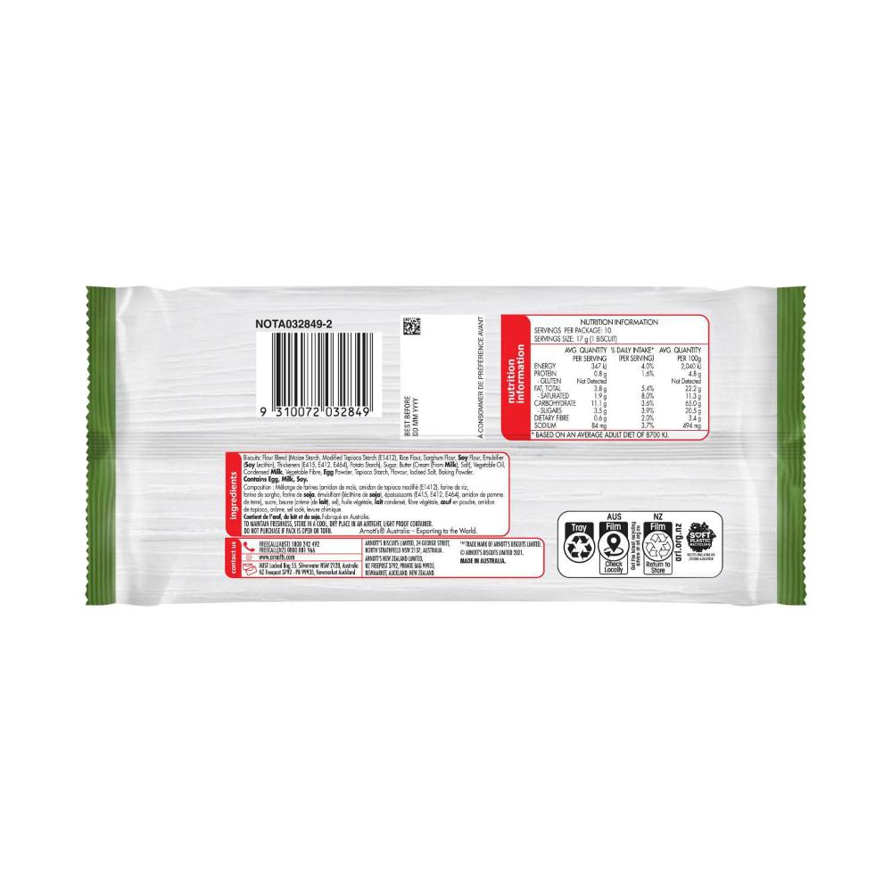 Arnott's Gluten Free Scotch Finger Biscuits - 170g