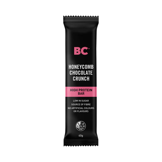 BC Snacks Honeycomb Chocolate Crunch High Protein Bar - 40g