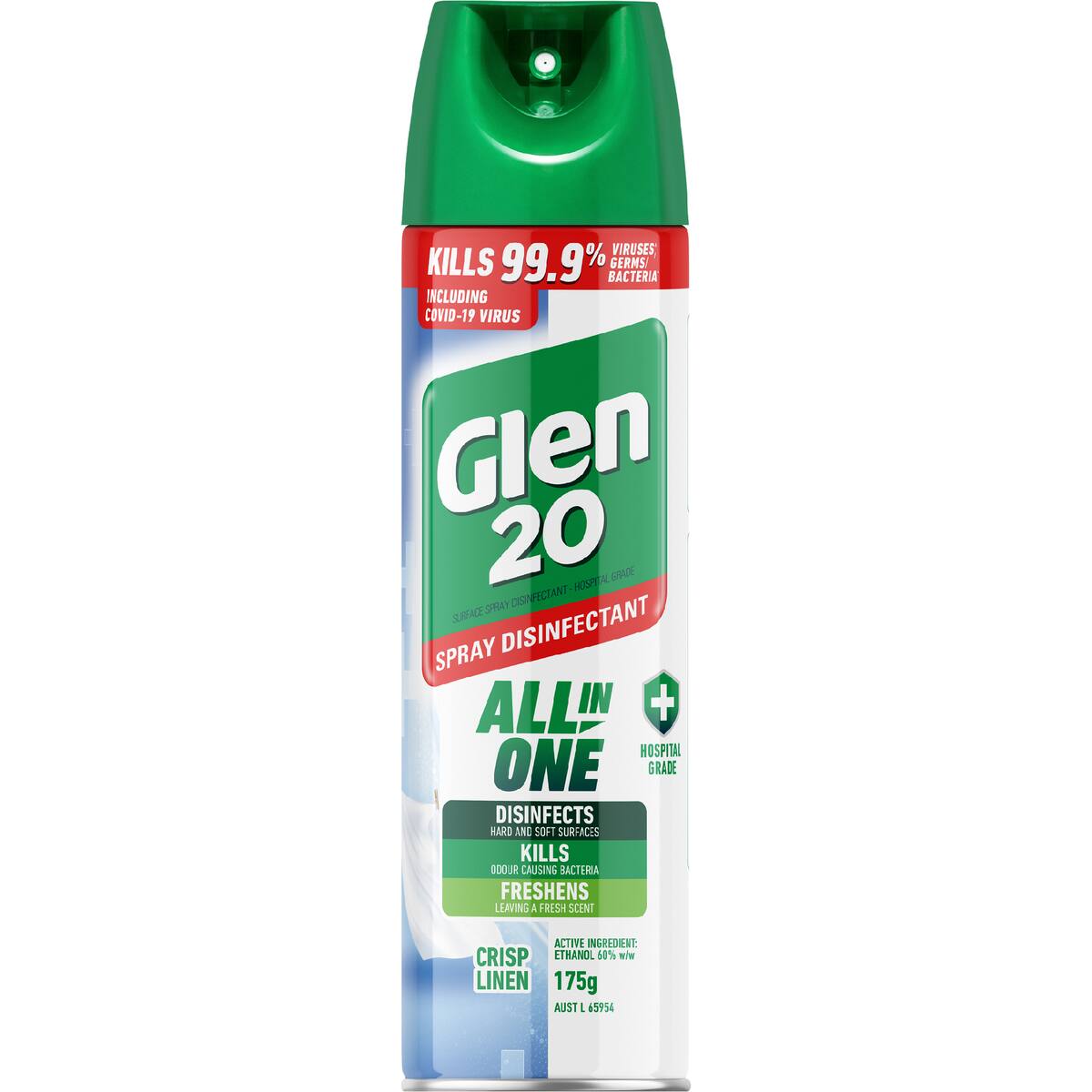 Glen 20 All-in-one Crisp Linen Disinfectant Spray 175g