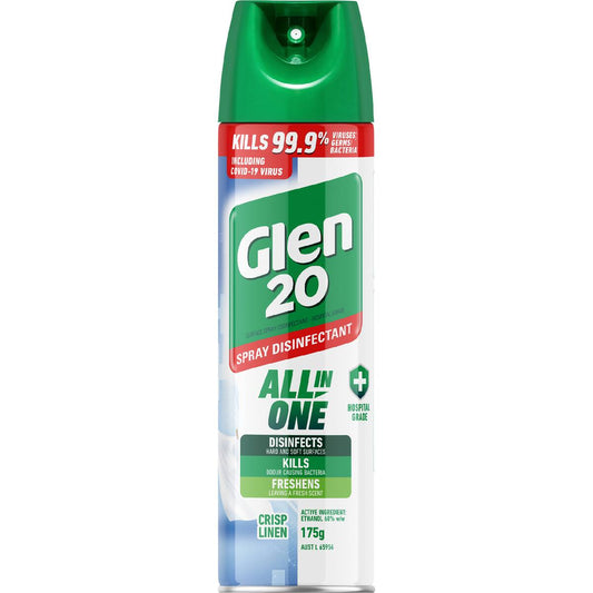 Glen 20 All-in-one Crisp Linen Disinfectant Spray 175g