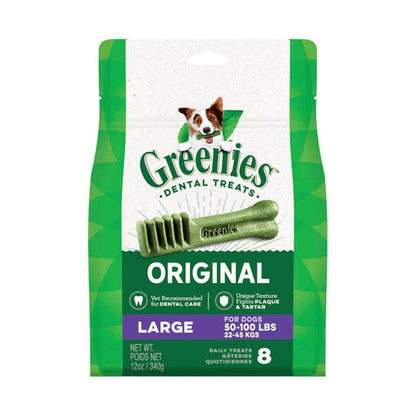 Greenies Original Dog Treat Large 340g - 8 pack