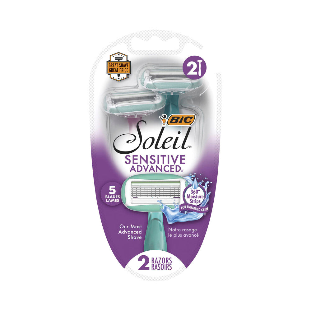Bic Soleil Sensitive Advance Razor - 2 pack