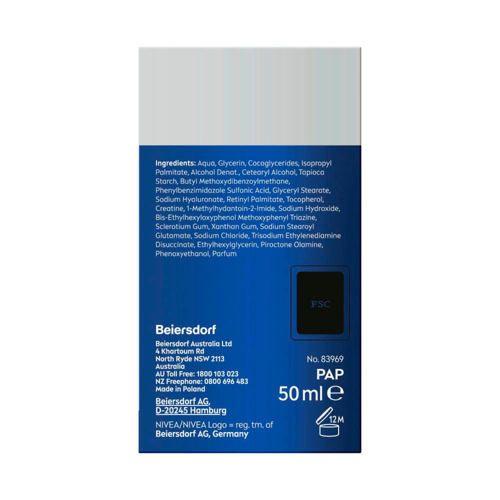 Nivea Men Anti-age Face Moisturising Cream Spf15 - 50mL