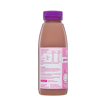 Nudie Probiotic Smoothie Strawberry & Raspberry - 400mL