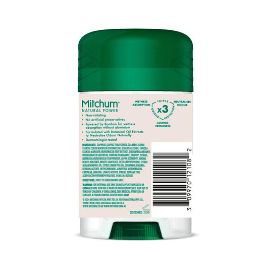 Mitchum Mens Natural Power Cedarwood - 40g