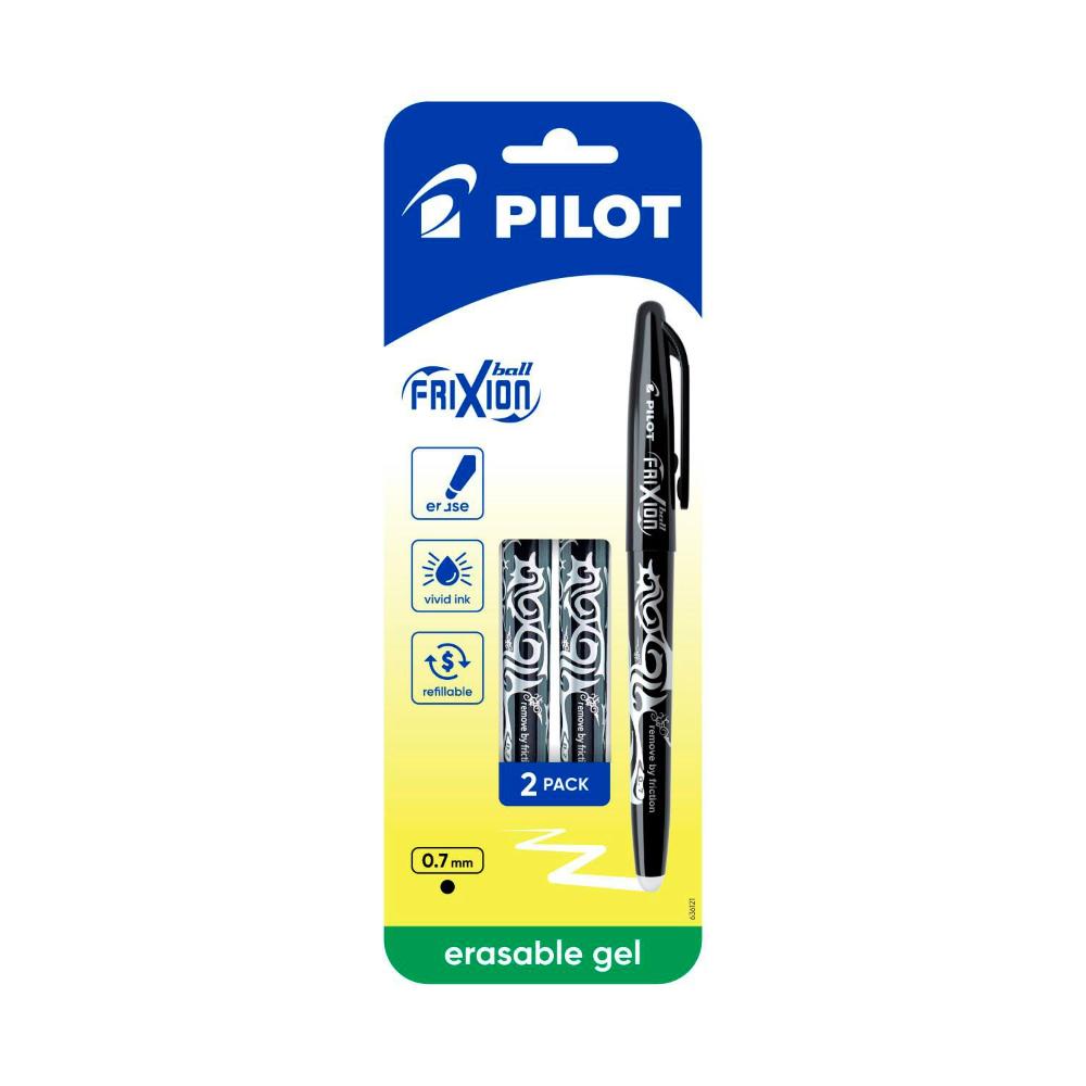 Pilot Frixion Ball Black - 2 Pack