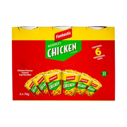 Fantastic Noodles Chicken Cups - 6 pack