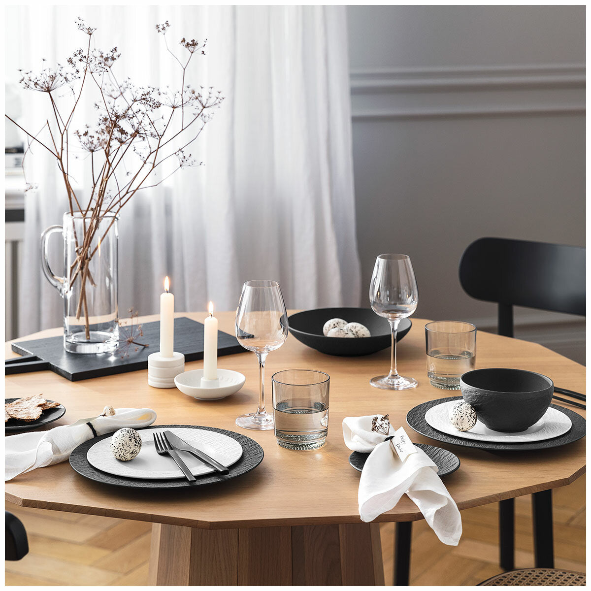 Villeroy & Boch Purismo Crystal Wine Glasses 12-Piece Set