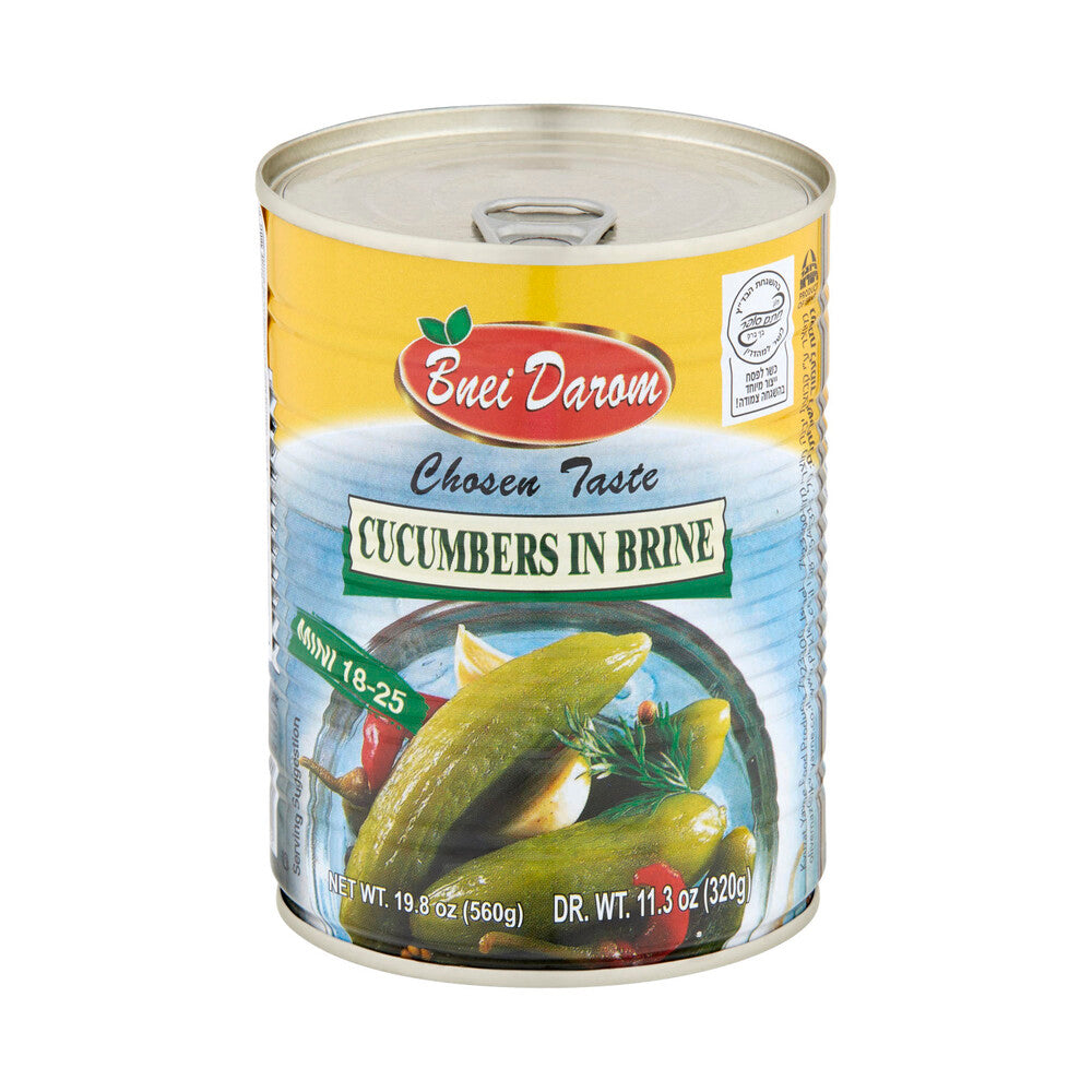 Bnei Darom Mini Cucumbers In Brine - 560g