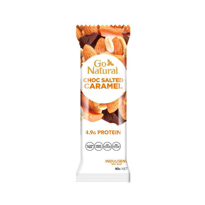 Go Natural Choc Salted Caramel Bar - 40g