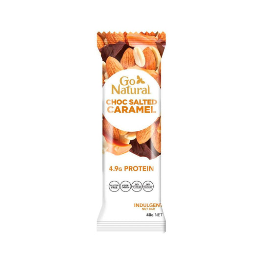 Go Natural Choc Salted Caramel Bar - 40g