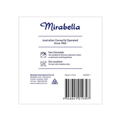 Mirabella Led Gls Es 5w 470lum 4000k Cool White - 2 pack
