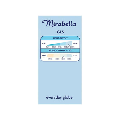 Mirabella Led Gls BC 14w 1400lum 2700k Warm White - 2 pack