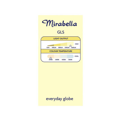 Mirabella Led Gls Es 14w 1400lum 2700k Warm White - 2 pack