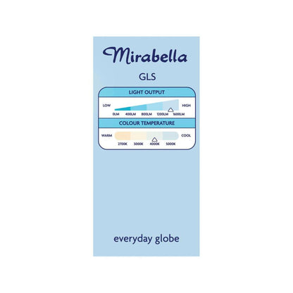 Mirabella Led Gls Es 14w 1400lum 4000k Cool White - 2 pack