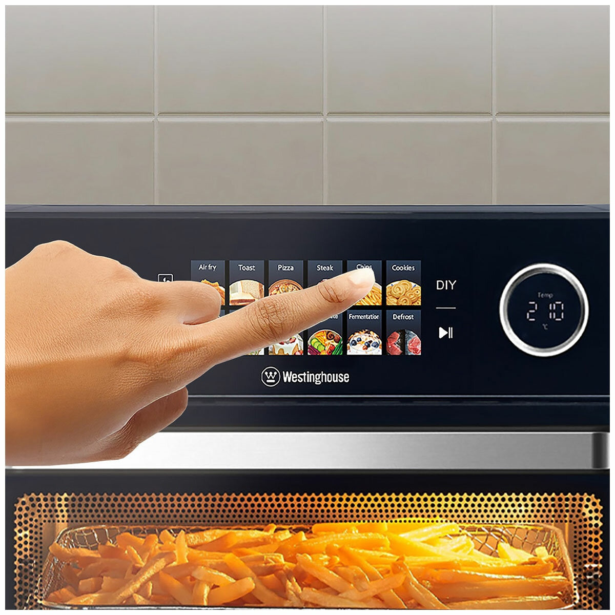 Westinghouse Benchtop Oven 25L Black WHOV03K Digital Air Fryer