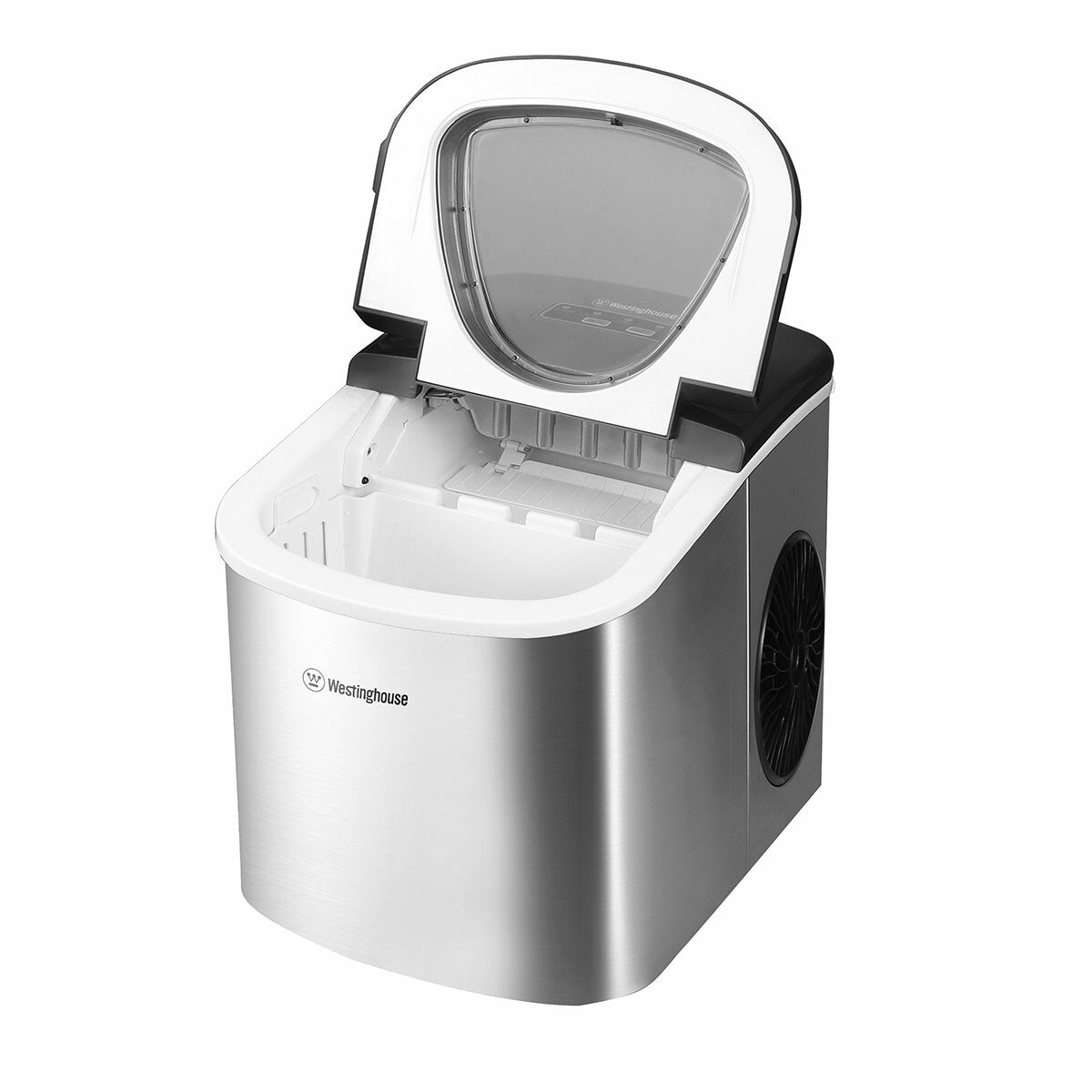 Westinghouse Compact Ice Maker 12kg WHIM01SS Stainless Steel 120W