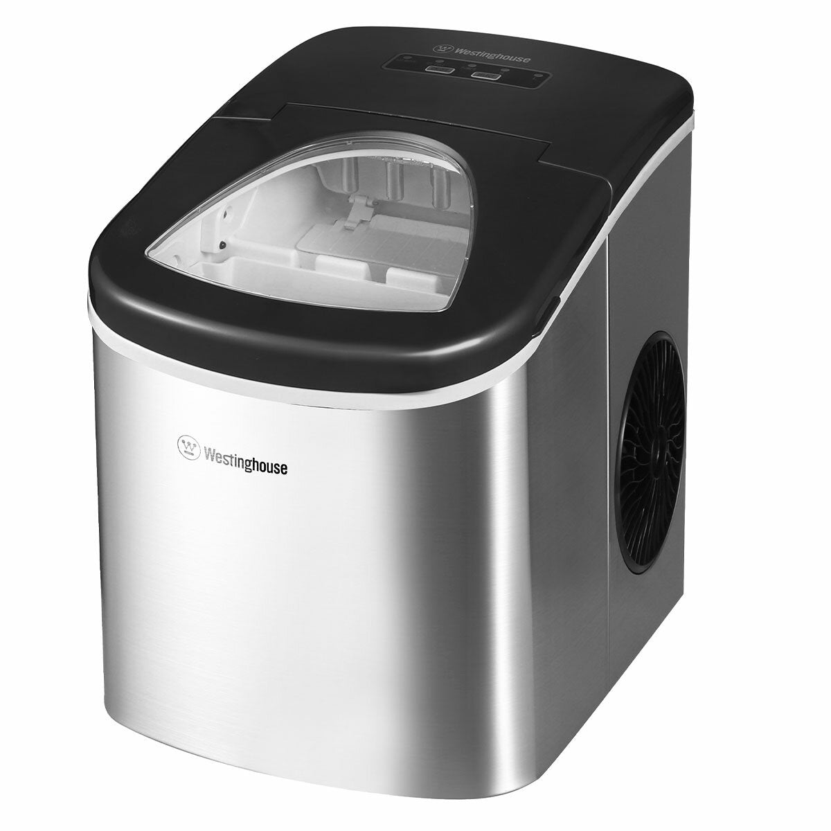 Westinghouse Compact Ice Maker 12kg WHIM01SS Stainless Steel 120W