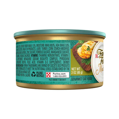 Fancy Feast Medleys White Meat Chicken Florentine & Garden Greens Cat Food - 85g
