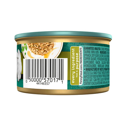 Fancy Feast Medleys White Meat Chicken Florentine & Garden Greens Cat Food - 85g