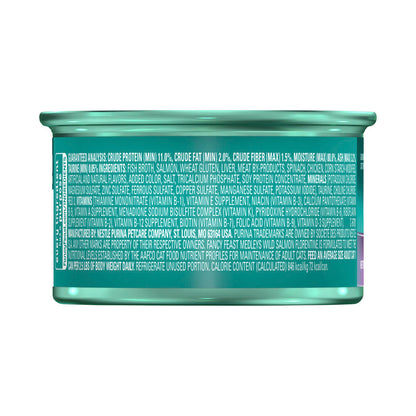 Fancy Feast Medleys Wild Salmon Florentine Cat Food - 85g