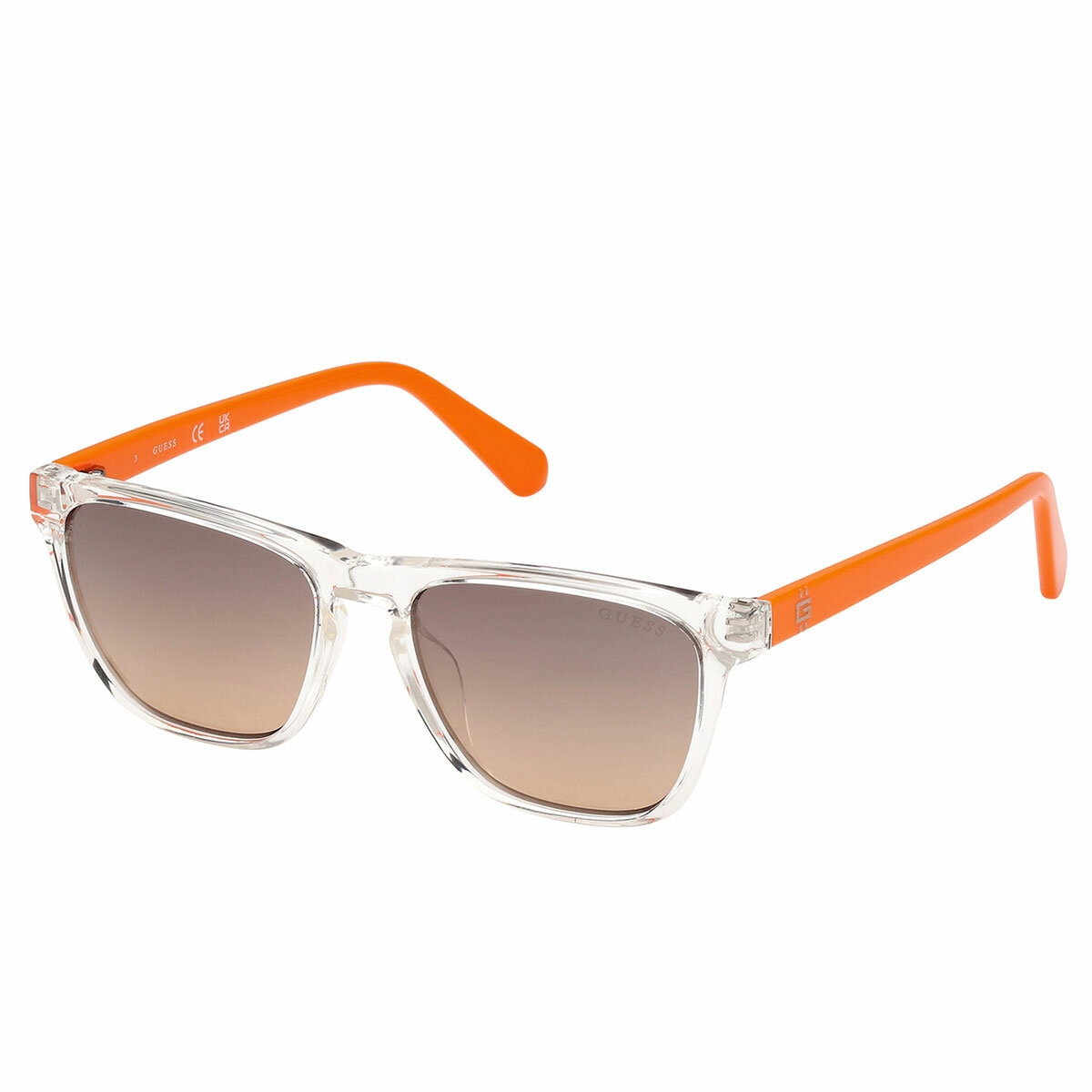 Guess Boys Sunglasses GU00129 26F Crystal Square Gradient Brown