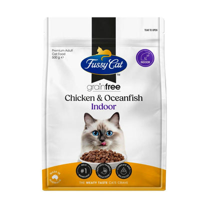 Fussy Cat Grainfree Indoor Cat Food - 500g