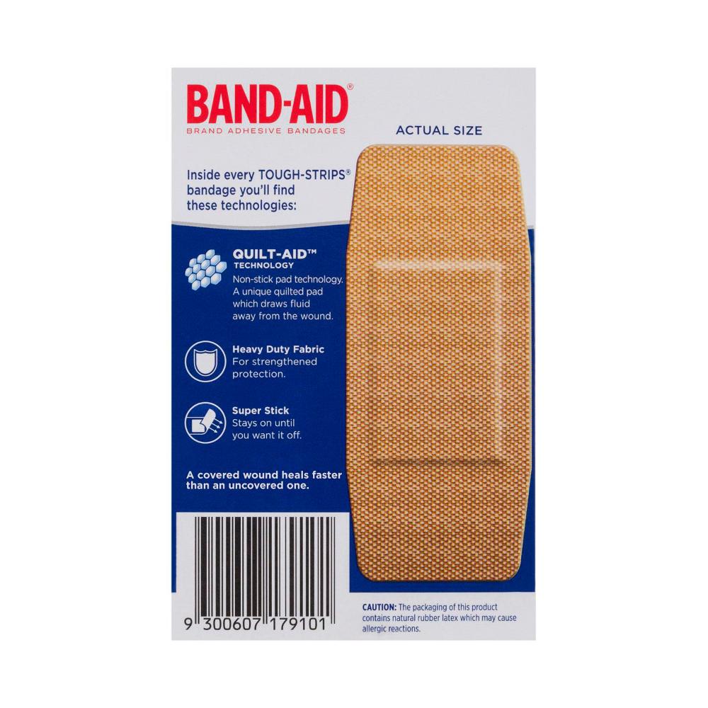 Band Aid XL Fabric Tough Strips - 10 pack