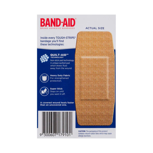Band Aid XL Fabric Tough Strips - 10 pack