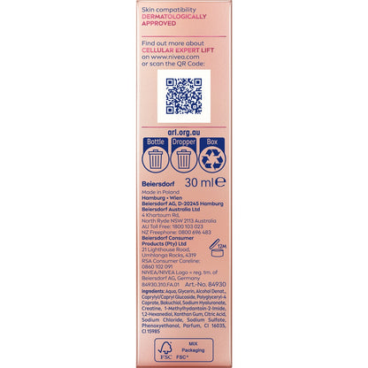 Nivea Expert Lift Cellular 3 Zone Lifting Serum 30ml