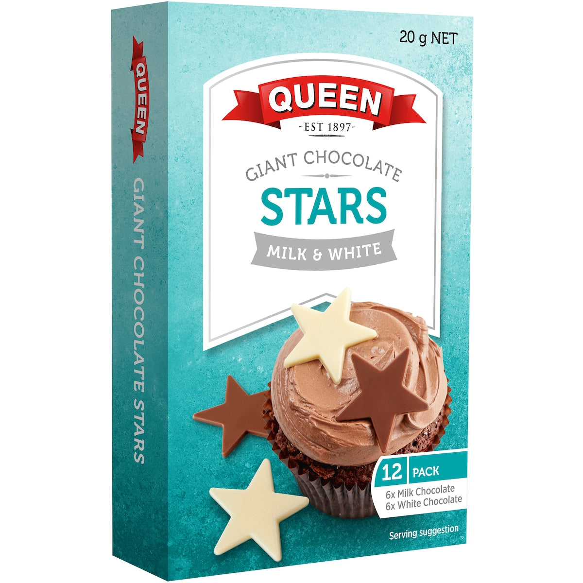 Dr. Oetker Edible Decorations Giant Chocolate Stars 20g