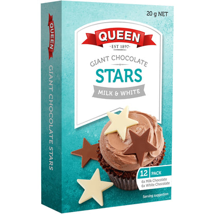 Dr. Oetker Edible Decorations Giant Chocolate Stars 20g
