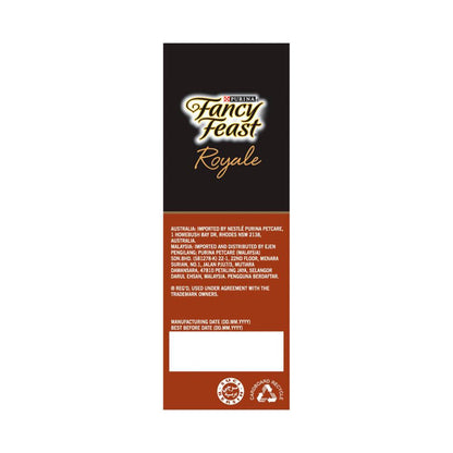 Fancy Feast Royale Broths Tuna Surimi & Prawn Cat Food 4x40g - 4 pack