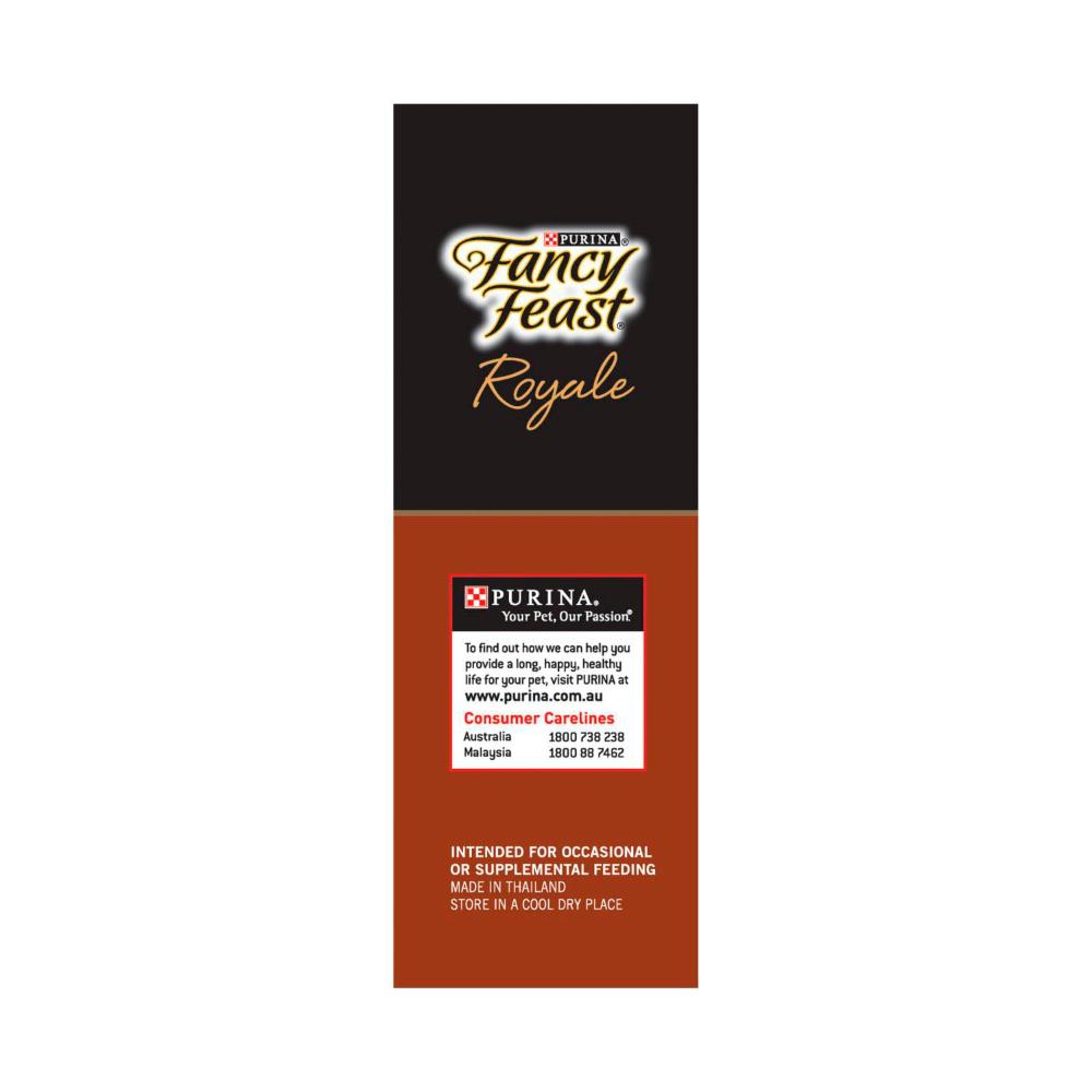Fancy Feast Royale Broths Tuna Surimi & Prawn Cat Food 4x40g - 4 pack
