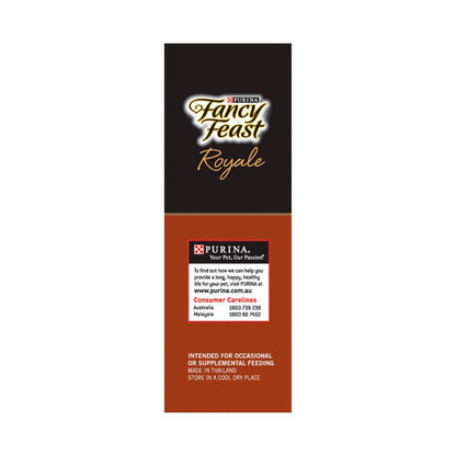 Fancy Feast Royale Broths Tuna Surimi & Prawn Cat Food 4x40g - 4 pack