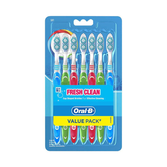 Oral B All Rounder Fresh ean Soft Toothbrush - 7 Pack
