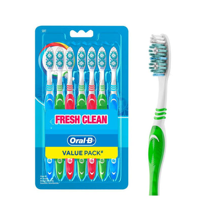 Oral B All Rounder Fresh ean Soft Toothbrush - 7 Pack