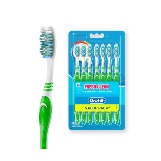 Oral B All Rounder Fresh ean Soft Toothbrush - 7 Pack