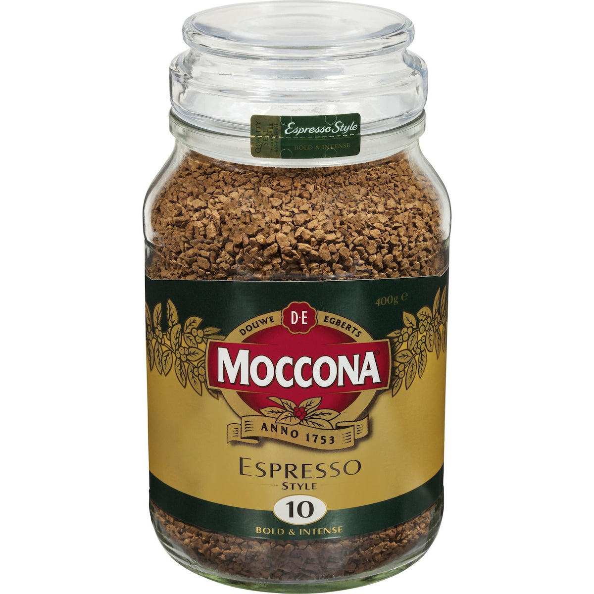 Moccona Freeze Dried Instant Coffee Espresso 400g, 1pc