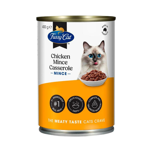 Fussy Cat Grainfree Chicken Mince Cat Food - 400g